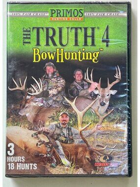 Primos Hunting Calls DVD The Truth 4 Bowhunting 18 Hunts NEW Fair Chase